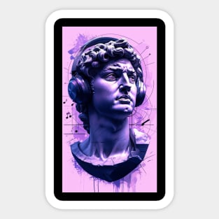 Ancient Beats: Timeless Listening Sticker